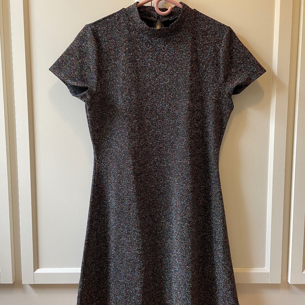 Black Rainbow Sparkling Dress